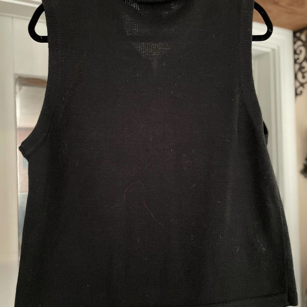 Bechamel Holiday Appliqu Button Up Vest - image 2